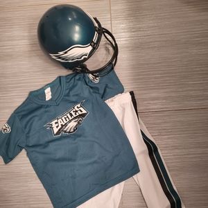 Kids NFL Eagles Uniform Costume size S